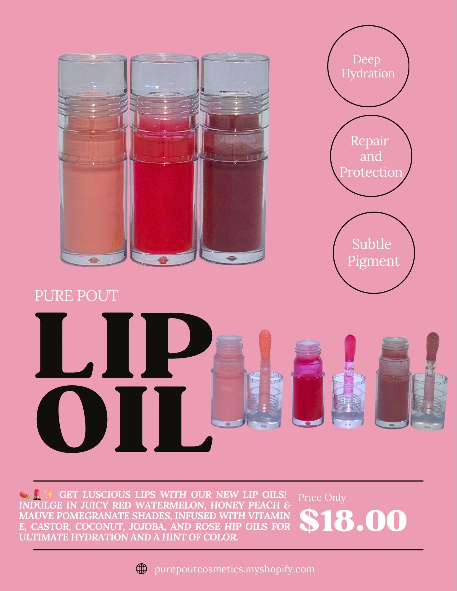 #lipgloss #lipmask #lipscrub #lipserum #purepout